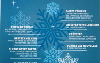 Risques face à l’hiver : Les recommandations